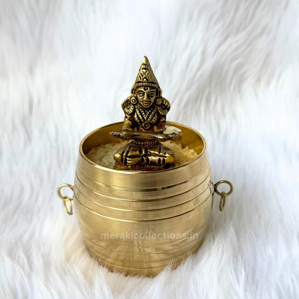 Annapoorani with Baran made of Brass