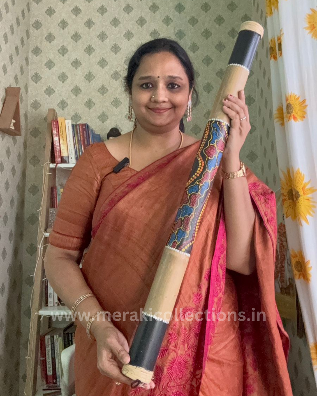 Bamboo Wooden Rain stick (80 cm)