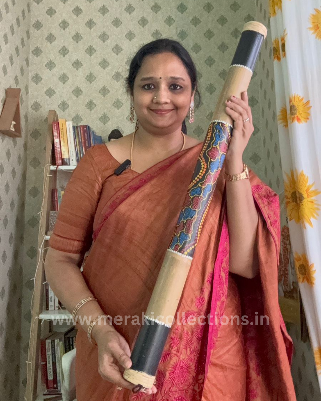 Bamboo Wooden Rain stick (80 cm)